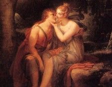 Ansiaux, Antoine-Jean-Joseph - Angelique et Medor detail (end. Ansiaux, 