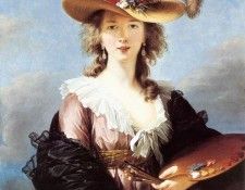 Self Portrait in a Straw Hat WGA. ���� ������, �������� �����