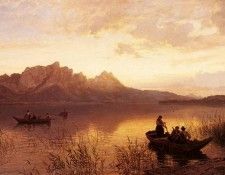 Gude Hans Fredrik Drachenwand On The Mondsee.   