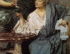 Alma Tadema The Roman Wine Tasters. - 