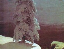 shishkin a pine there stands in the northern wilds 1891. ������, ���� ��������