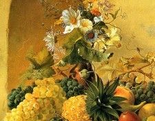 Michael Wentzel - Still Life of Fruit and Flowers, De. ��������, �����