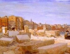 Giacometti Stonebreakers at Lungotevere, 1893, oil on canvas. ����������, ��������