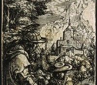 rest-flight-egypt-engraving. , 
