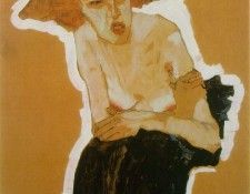 Schiele Scornful Woman, 1910, Private. , 