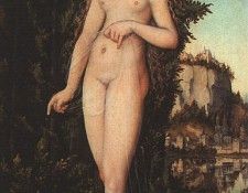 Cranach d.a. Venus Standing in a Landscape, 1529, wood, Muse. ,  