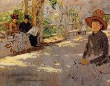 Chase William Merritt Women under Trellis (unfinished). ,  