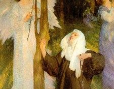 Ang20017 The Cloister or The World-Arthur Hacker-sqs. , 