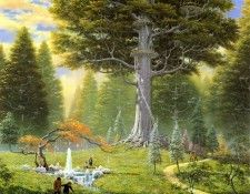 ma Nasmith cal2002 The great tree at Caras Galadhon. Nasmith, ���