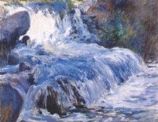 twachtman the waterfall c1895-1900. Twachtmann,  