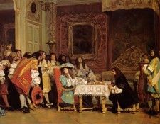 Louis XIV and Moliere. , -