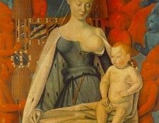 FOUQUET MADONNA, MUSEE ROYALE DES BEAUX ARTS, ANTWERP. , 