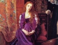 Hughes, Arthur - The Pained Heart (end.   Foord