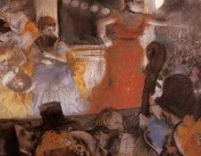Degas Edgar Aux Ambassadeus 1877. ����, �����-������-����