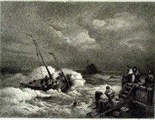 Achenbach Andreas Pulling in a Boat. Achenbach, 