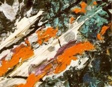 Pollock Full fathom five, 1947  Oil on canvas with nails, (1. , 