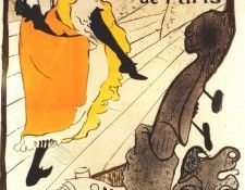 lautrec jane avril at the jardin de paris (poster) 1893. �����-������, ���� ��