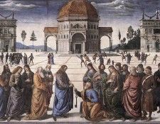 Cristo consegna le chiavi a San Pietro. ���������, ������