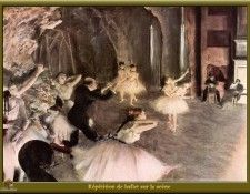 PO Degas 45 Repetition de ballet sur la scne(1878-1879). , --