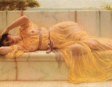 Girl in yellow Drapery. ,  