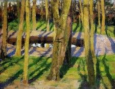 Lanceray Yevgeny Saint Cloud park Sun. , 