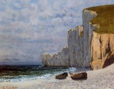 Courbet Gustave A Bay with Cliffs. , 