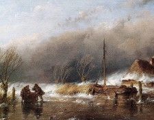 Schelfhout Andreas Storm on ice Sun. Schelfhout, �������