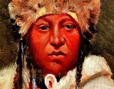 SDC 12 Henry Farny Chief Little Bear 1904. ������, HF