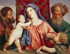      [Madonna of the Cherries with Joseph] 1517-18.  ( )