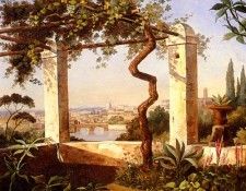 Knull Maria A Terrace With Rome Beyond. Knull, 