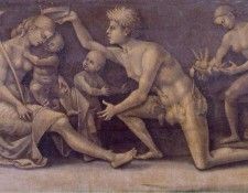 Signorelli Allegory of Fecundity and Abundance, ca 1500, 58x. ����������, ����