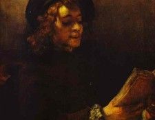 Rembrandt - Portrait of Titus Reading. ��������� ������� ��� ����