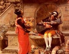 Vibert Jean Georges The Serenade. Vibert,  