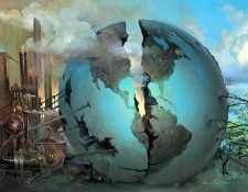 JLM-John Pitre-Split World. , 