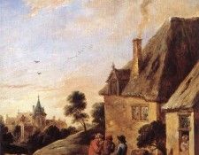 TENIERS David the Younger Village Scene 2. ,  