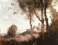 Corot Jean Baptiste Camille Les Denicheurs Toscans. , --