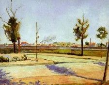 Signac Paul The road of Gennevilliers Sun. �������, �����