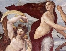 Raphael The Triumph of Galatea detail1. 