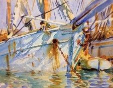 Sargent John Singer In a Levantine Port. ,  