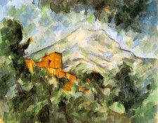 Mont Sainte-Victoire and Chateau Noir. , 