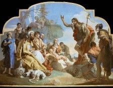 Tiepolo John the Baptist Preaching. ,  