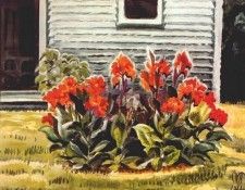 burchfield cannas and studio c1931. 