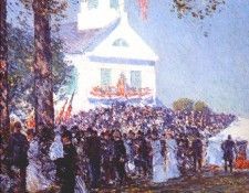 hassam country fair, new england 1890. ������, ������