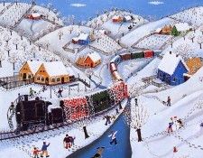 Mihai Vintila - Larrivee du train, De.  
