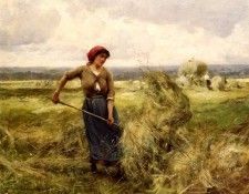 Dupre, Julien - Woman Raking Hay (end. , 