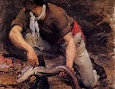 Gilbert Victor A corner of the fish market Sun. �������, ������ ��������