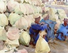 Sargent John Singer Egyptian Water Jars. ��������, ���� ������