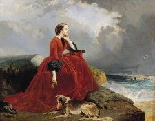     [Empress Eugenie (1826-1920) at Biarritz] 1858. , .