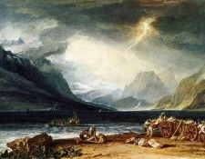 Turner Joseph Mallord William The Lake of Thun Switzerland. ,   