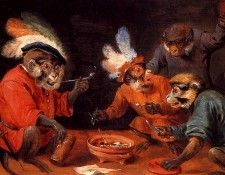 lrs Teniers David the Younger Monkey Tavern. ,  